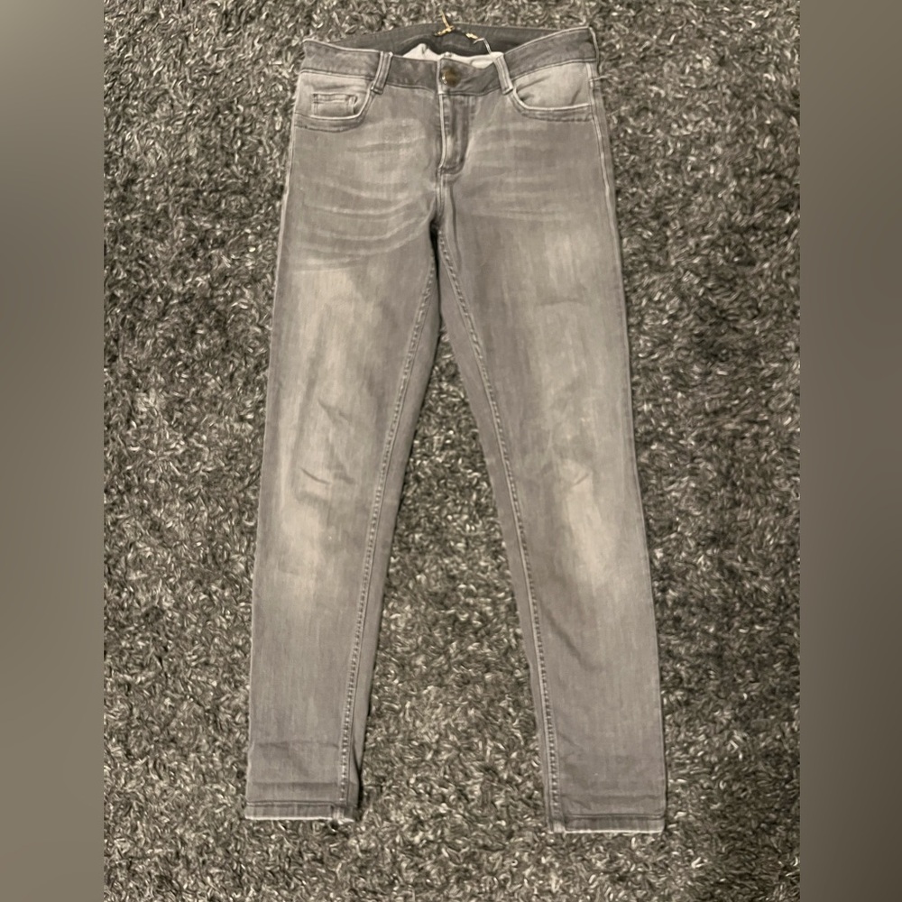 Grey wash Maje skinny jeans